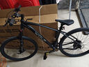 WOLF跑狼硬核300PRO山地车成人男女铝合金18速桶轴油碟越野山地自行车 消光黑银 /禧玛诺18速/120响花鼓 27.5寸轮径X17寸车架 硬核300plus(快拆版) 实拍图