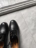 百丽春季牛皮革英伦潮流户外工装鞋男士休闲皮鞋D3A29AM2 黑色2 38 实拍图