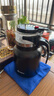 天喜不锈钢保温飘逸杯泡茶壶茶壶泡茶过滤泡茶神器飘逸杯茶具 黑色 800ml 实拍图