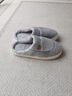 冬季棉拖鞋男居家防滑加厚毛绒保暖女士棉拖鞋2025新款情侣拖鞋女 灰色 44-45 【适合42-43的脚】 实拍图
