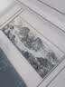 新中式客厅沙发背景墙装饰画办公室中国画山水画壁画大气挂画字画 望云楼 高40*长120布纹理面黑框 实拍图