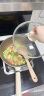 Dondoks德国有钛无涂层不粘锅平底锅炒锅炒菜锅燃气灶电磁炉通用平底锅 新款钛炒锅【3-5人】 28cm 实拍图
