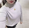 周大生黄金吊坠足金八宝罗盘福字莲花挂坠项链送老婆送妈妈生日礼物女 吊坠金重约2.5g（赠金色银链 可换黑绳） 实拍图