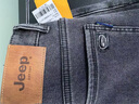 JEEP美国正品高端帅气牛仔裤春秋男士宽松弹力修身直筒商务休闲裤秋冬 黑色 常规 【官方正品】 33 【适合150斤左右】 实拍图