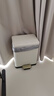BOBO不锈钢脚踏式垃圾桶厨房客厅卫生间家用网红奶油风8874奶白15L  实拍图