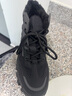 狠洋劳保男鞋子冬季加绒棉鞋工作防滑耐磨秋季运动登山黑色马丁靴子男 黑色加绒 43 实拍图