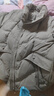 梵花秀中年妈妈羽绒服冬装外套短款新款中老年女装洋气翻领保暖棉衣秋冬 灰色白鸭绒 XL 建议穿110-126斤 实拍图