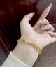 中国黄金（CHINA GOLD）黄金手链女足金首饰凤尾手链素金生日618送女朋友礼物送老婆 时尚凤尾手链 约2.5g 实拍图