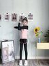 回力儿童紧身衣女童运动速干衣套装篮球体能打底足球跑步服62498 粉红宝贝两件套 130 【推荐120-130CM、45-55斤】 实拍图