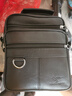 马蒂亚斯中年男士大容量斜挎包商务包头层牛皮男士单肩出差通勤包 中号23*18*9cm 实拍图