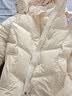 亿梵莎（YIFANSHA）棉服外套秋冬款女2026新款韩版小个子学生宽松面包服羽棉袄绒服女 浅黄色 均码（可备注码数） 实拍图