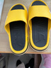 唯继大童拖鞋夏季男童男孩防滑家用居家潮流时尚外穿户外儿童凉拖鞋男 118【黄色】新色系 34-35 （适合脚长21cm） 实拍图