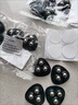 万向轮粘贴底座耐磨静音滑轮底座家具茶几床头柜滑轮迷你承重轮子 白色【不钢珠三珠】4只装 实拍图