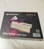 宏碁掠夺者（PREDATOR）32G(16G×2)套装 DDR5 6400频率 台式机内存条 Hermes冰刃系列 RGB灯条(C32) 银色 AI电脑配件 实拍图