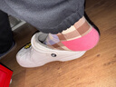 CROCS卡骆驰秋冬新品暖棉洞洞鞋男女秋冬款贝雅暖棉拖鞋|205969 白/浅灰-11H(建议买大一码) 40 (250mm) 实拍图