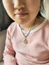 中国黄金和田玉吊坠女平安扣项链玉坠玉佩20生日礼物送女友老婆纪念日 平安扣和田玉项链【京速达】 实拍图