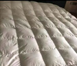 斯诺曼五星级酒店柔软羽绒床垫15%白鹅绒床垫床褥子鹅毛床垫1.5*2m 白色 实拍图