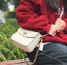 蔻驰（COACH）【专享直降】经典标志CASSIE19号单肩包斜挎包休闲高级感夏季女包 黄铜色硬件/粉白色(新版） 实拍图