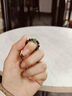 等妃高端全沉水级芽庄天然白奇楠沉香戒指男女士文玩戒子香木轻奢指环 款式三 约4mm*1.g 实拍图
