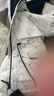 波司登（BOSIDENG）【反季】极寒羽绒服鹅绒杨紫同款女款短款连帽大毛领新国标外套 冰花白9BM1 S 160/84A 体重约110-130斤 实拍图