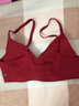 ubras[虞书欣同款]夹心软支撑光面小胸聚拢女无痕内衣隐形无钢圈文胸罩 new【背勾款】丝绒红 S 70A/70B 实拍图