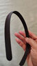 韩版新款头箍百搭发箍宽边磨砂防滑带齿压发卡女碎发洗脸头饰 黑色1个 实拍图