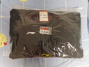 李宁国旗长款羽绒服男女冬季新款加厚科技连帽过膝运动外套宽松上衣 标准黑（国旗款+加厚保暖） L 实拍图