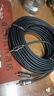 秋叶原（CHOSEAL） 3.5mm音频线一分二 3.5转双莲花连接线 手机电脑电视音箱功放转接线 黑色 20米 实拍图