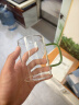 绿昌明玻璃水杯家庭水具套装茶杯家用带把手杯子6支装带挂架沥水架 实拍图