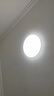 松下（Panasonic）灯LED灯吸顶灯客厅卧室灯具书房餐厅灯具 圆形24瓦素白HHXC2221L 实拍图