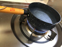 天喜（TIANXI）天喜雪平锅汤锅家用泡面锅炖锅麦饭石不粘锅汤桶煮粥蒸煮奶锅小锅 18CM小号+玻璃盖 18cm 实拍图