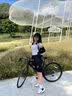 INBIKE双箭头骑行短裤背带女新款带口袋长裤自行车公路山地车骑行服装备 初涧短裤-黑色【侧边口袋】 M 实拍图