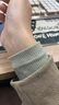 蕉内轻热皮女士薄暖肌底衣亲肤百搭保暖内衣上衣秋衣打底衫高领 【圆领】洛绿 S 实拍图
