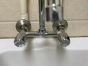 壹品印象厨房水槽洗菜盆双孔水龙头阳台洗衣台拖把洗手池冷热混水阀 双把大弯款【精铜主体】 实拍图