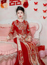 秀禾世家【东方简奢风】秀禾服婚服2025年新款新中式婚纱重工敬酒服礼服女 「新中式」N-596重工款 XL 实拍图