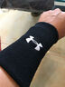 安德玛（UNDERARMOUR） Performance男子纤维防滑训练运动头带1276990 黑色001 均码 实拍图