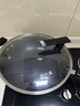 炊大皇 304不锈钢炒锅物理不粘锅多层钢少油烟家用炒菜锅燃气电磁炉通用 304不锈钢炒锅-含附耳 34cm 实拍图