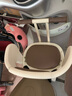 四万公里电动车儿童座椅前置电瓶车宝宝坐椅摩托车婴儿小孩安全凳SWY6609 奶白咖直把款【可升降+减震】 螺丝固定 3岁-6岁 实拍图