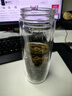 慕馨（moosen）玻璃杯定制双层智能茶水分离泡茶杯刻字伴手礼商务礼品年会礼物 智能款-陨石黑450ml+杯刷 实拍图
