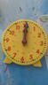 舜江 钟表钟面模型 秒针可拆为两针一二三年级数学教具小学认识时间闹钟钟点学习器文具 三针联动24时 实拍图