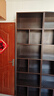 沐铭尔睐实木书柜一体整墙到顶高2米2实木书架落地置物架一体靠墙客厅书橱 【胡桃木色】长150深30高2米2 实拍图