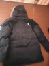 骆驼冲锋派克羽绒服男[王俊凯同款]秋冬保暖极寒防泼水工装羽绒服女 N145A，幻影黑 ，男女同款 L 实拍图