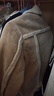 森马（Semir）外套女牛角扣翻领宽松文艺2024冬季仿麂皮仿兔毛夹克109724108011 实拍图