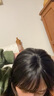 岚婷刘海假发片女头顶补发全真人发轻薄高颅顶遮白发假刘海发片 T型-法式刘海【自然色4*6】 22cm 实拍图