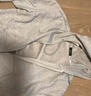 真维斯（Jeanswest）卫衣男女连帽2025春秋款日系拉链开衫外套宽松运动外套重磅连帽衫 花灰色加绒 2XL (推荐150斤-175斤左右) 实拍图
