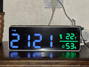 Dienmern LED电子时钟温湿度计高清 带闹钟电子温湿度计 壁挂两用 实拍图