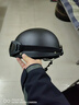 摩多汇合（MODOCONFLUENCE）自行车头盔复古男女四季半盔骑行防护安全帽护耳护颈冬季保暖皮盔 升级款-哑黑（赠护目镜） 实拍图