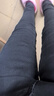 真维斯（JEANSWEST）牛仔裤女长裤加厚加绒裤女高腰冬季显瘦修身小脚裤子女黑色28 实拍图