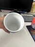 南山先生大容量陶瓷马克杯耐热杯子轻简随手杯男女便携吸管杯网红杯子吸管 轻简随手杯2.0 中国红 实拍图