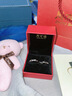 周百福【1000+门店】银花棠情侣戒指一对男女求婚对戒生日送女友礼物 实拍图